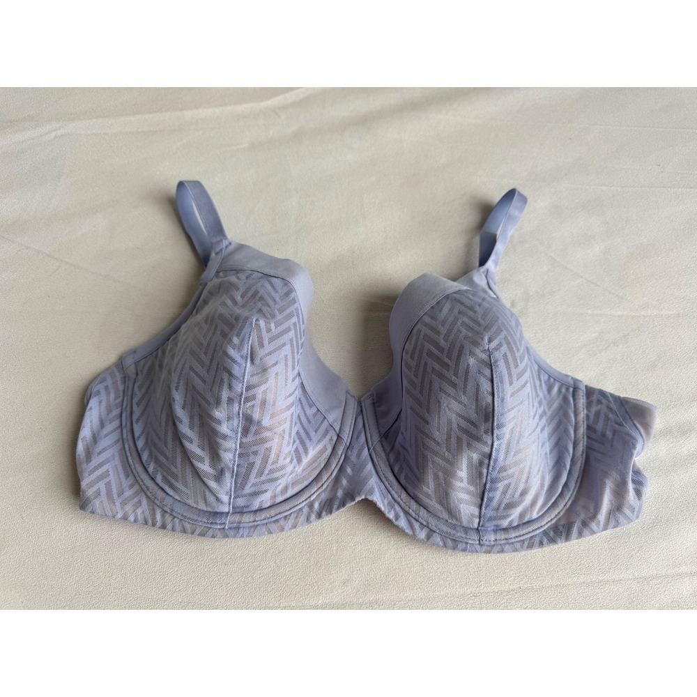 ThirdLove Chevron Contour Demi Bra Lavender Purple Lace 36C 1/2 Modern Aesthetic